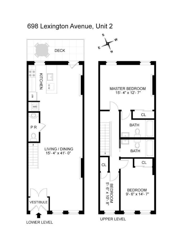 Newly Renovated Duplex Apartment 2 New York Luaran gambar